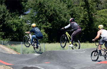 Pumptrack <br />in Aarau und Buchs