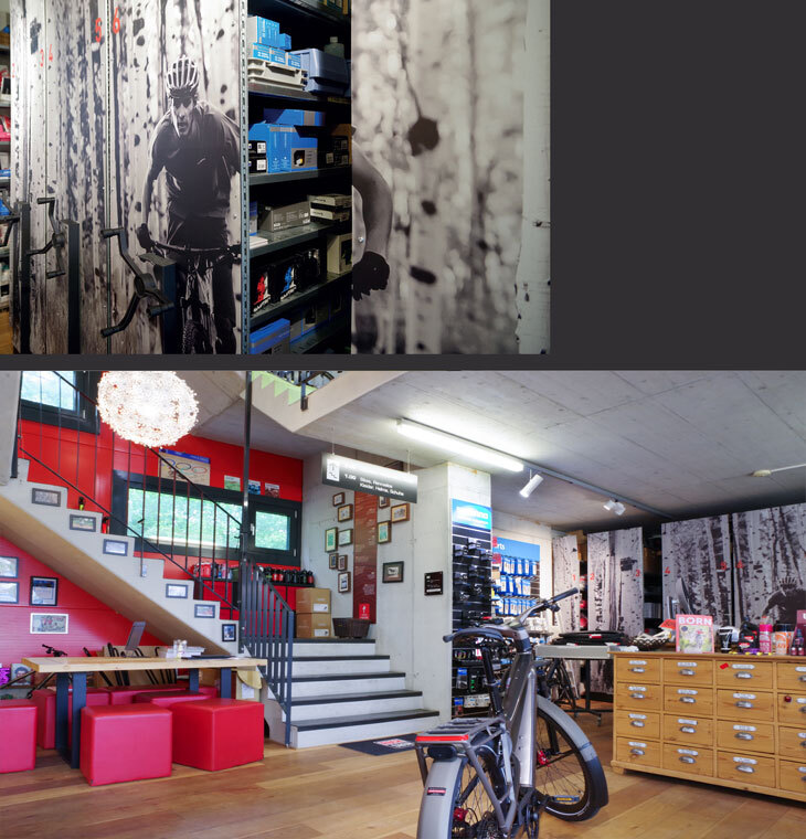 Schmid Velosport Laden Interieur